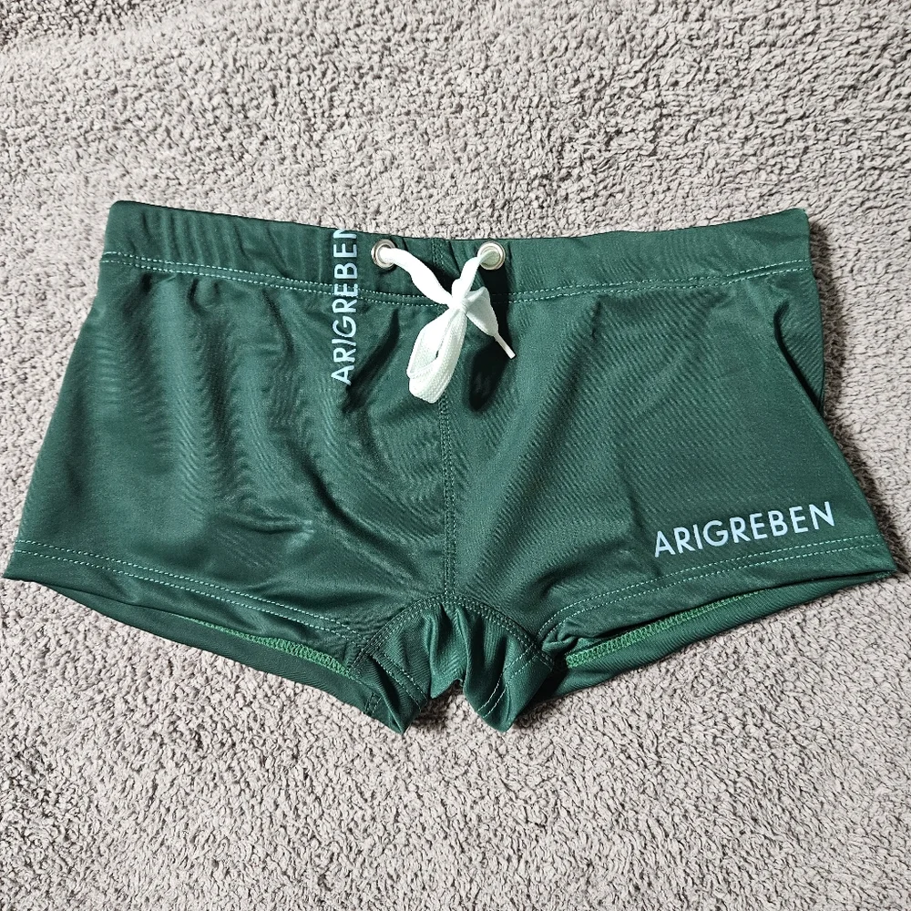 Arigreben Green Swim Shorts - Picture 1 of 8